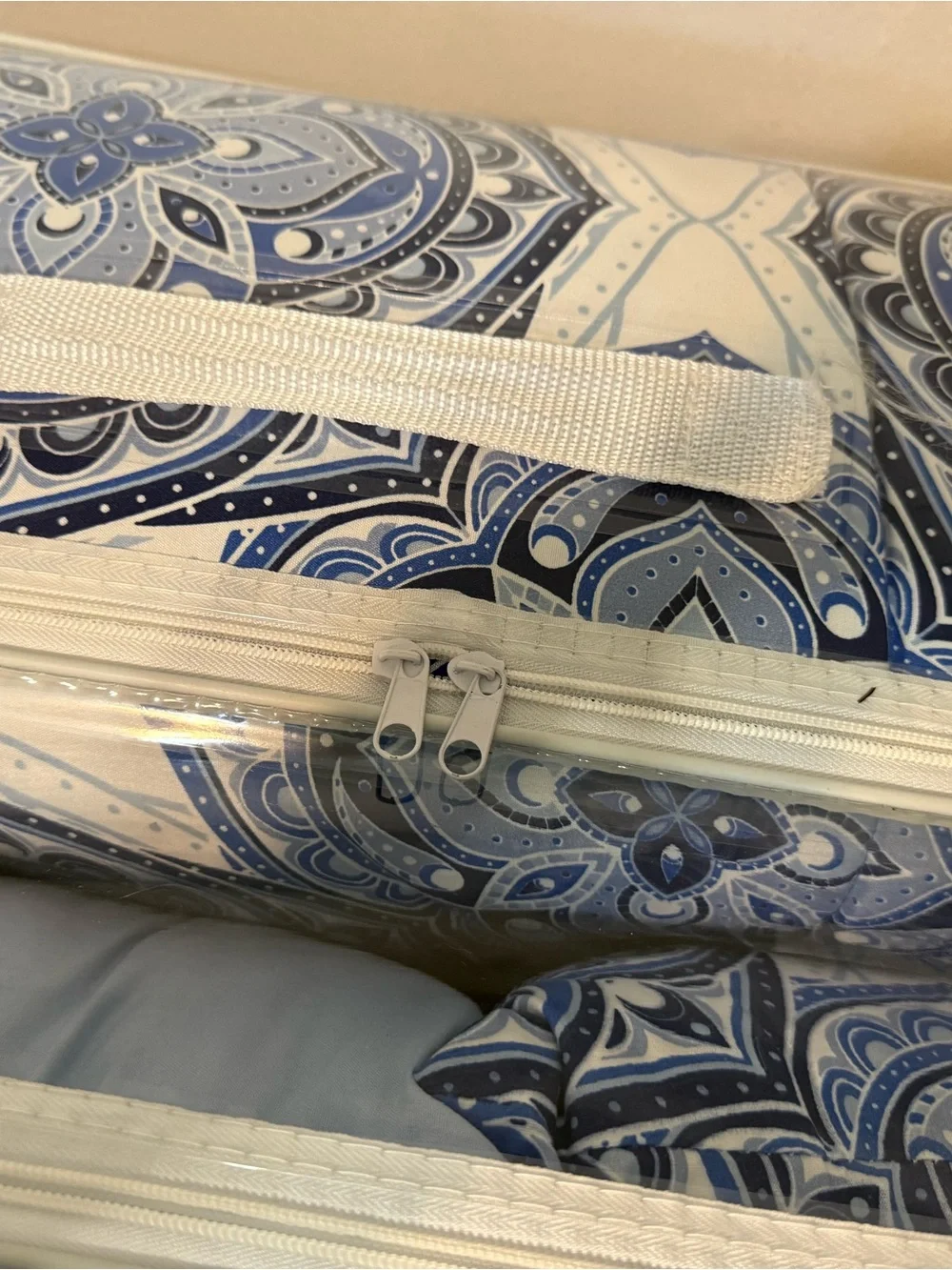 Blue & White King Comforter Set